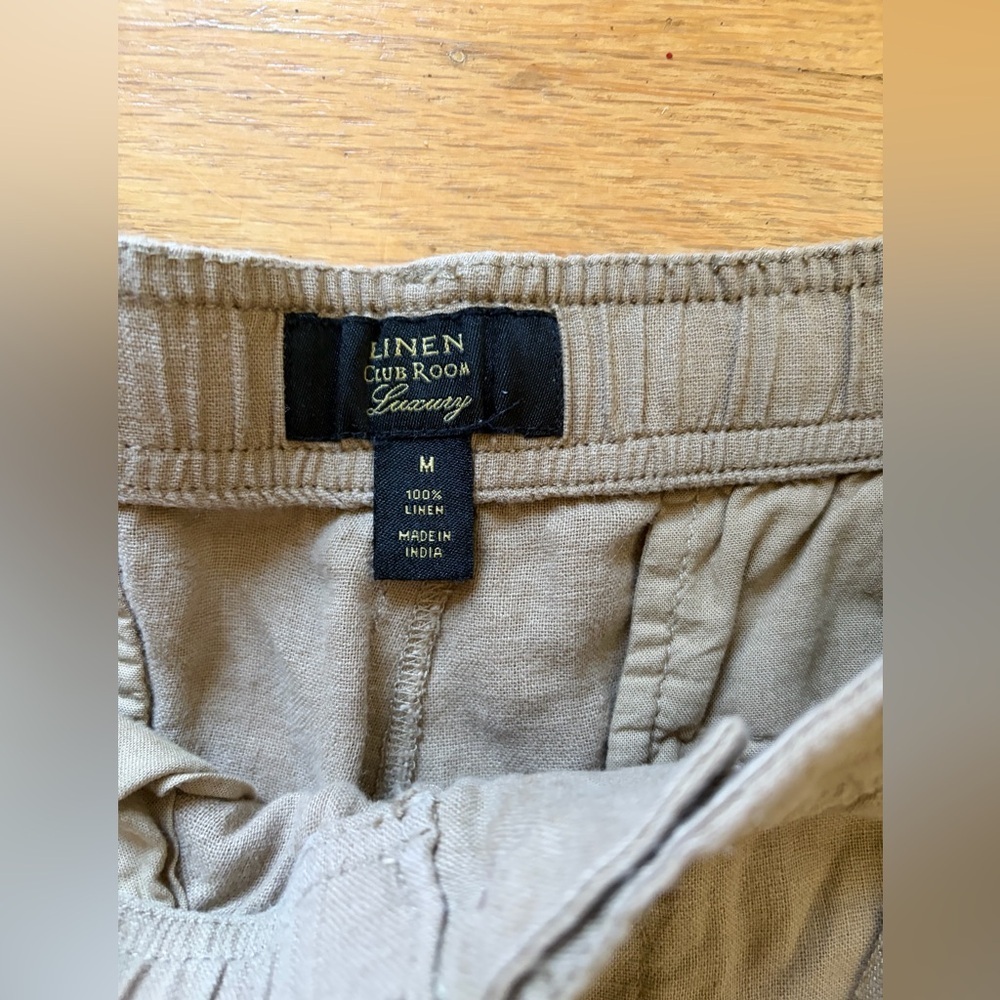 Club Room Luxury 100% linen trousers - Picture 2 of 6